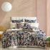 Renee Taylor Waratah Midnight Quilt cover set 300 Thread Count Cotton Reversible